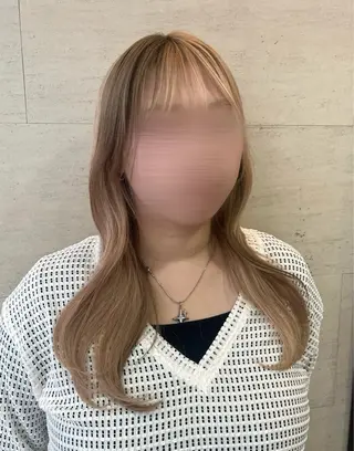 ロング 池袋艶カラー/メイク 🎀Rina🎀💚のヘアスタイル