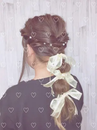 セミロング 吉川 うららのヘアスタイル