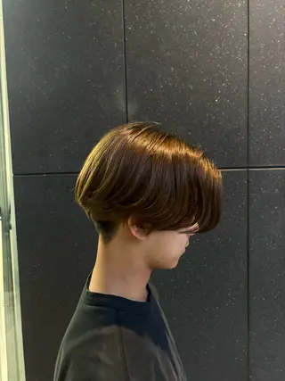 ショート カラー メンズ モテ髪💕ハイトーン ベージュ yuriaのヘアスタイル