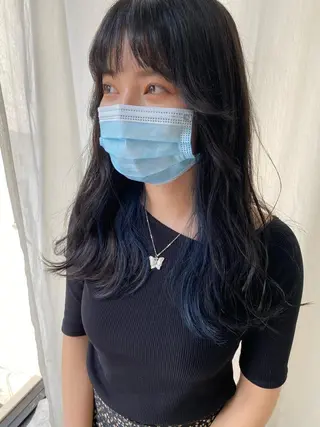 ミディアム カラー キタダ ヒロキのヘアスタイル