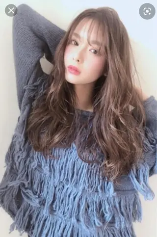 ロング 神戸でブリーチなら puty/レイヤーのヘアスタイル