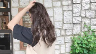 セミロング カラー パーマ ヘアアレンジ メンズ キッズ ネイル マツエク・マツパ 髪質改善/透明感 OAK兵庫のヘアスタイル