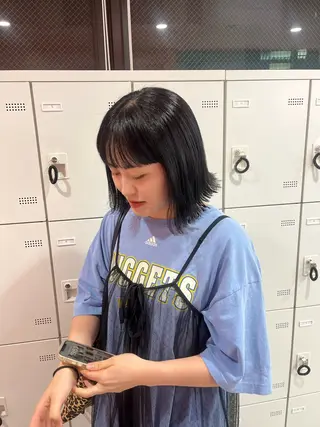 ショート カラー みう/仙台/暖色/ 艶髪/顔周りカット/のヘアスタイル