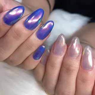 ロング カラー ヘアアレンジ キッズ ネイル マツエク・マツパ 福田 加奈のネイルデザイン