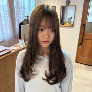 ロング カラー 🎀 夏秋🎀のヘアスタイル