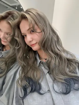 ロング カラー ヘアアレンジ SOL.栄/矢場町所属・URUMA❁⃘ SOL_NAGOYAのヘアスタイル