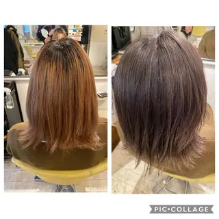 ミディアム grow所属・🧡YUKA🧡 渋谷/プルエクステのヘアスタイル