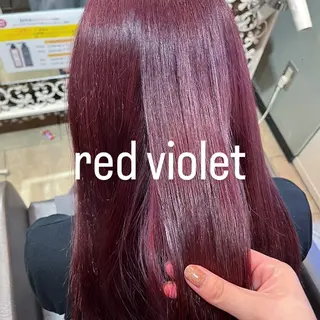 セミロング カラー trico心斎橋 ナツミのヘアスタイル