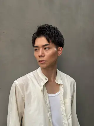 メンズ ☁️メンズ縮毛矯正/ HIKARI☁️のヘアスタイル