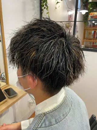 カラー メンズ 美髪ストレート/ メンズヘア/中田海斗のヘアスタイル