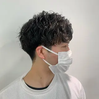 ショート パーマ メンズ メンズ特化美容師/ 藤戸 椋のヘアスタイル