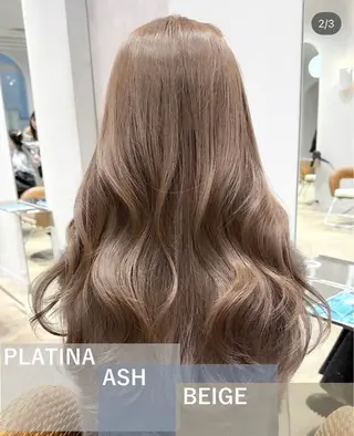 カラー ヒジオカ リナのヘアスタイル