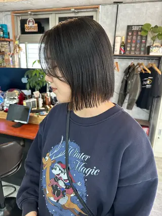 ショート C’LD hair  produce /シールドヘア所属・モテ髪/ボブ/ショー ト/アダチフウトのヘアスタイル