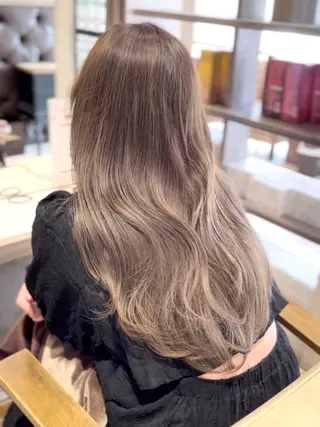 ロング カラー 高槻No.1🇰🇷 韓国ヘア　橋口陽太のヘアスタイル