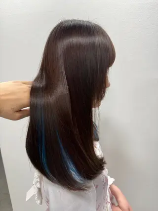 セミロング カラー ✴︎ヒラガカナ✴︎ ECLAT HAIRのヘアスタイル