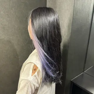 ロング カラー TAKUMI ハイトーン/ウルフのヘアスタイル