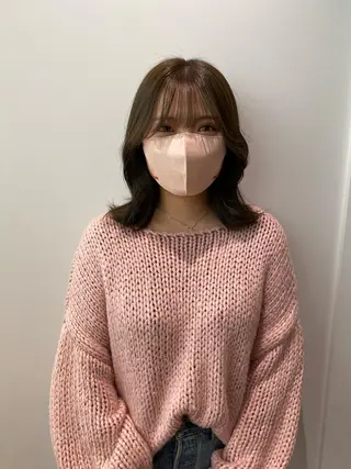 ミディアム カラー CURIO/南船場 /RIN💈🍎のヘアスタイル