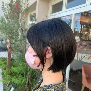 ショート カラー ヘアアレンジ SOUPLE 土谷優乃のヘアスタイル