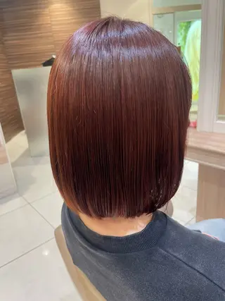 ショート カラー 韓国ヘアメイク🎀/ 縮毛矯正✨山本媛香のヘアスタイル