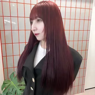 ロング カラー Je suis heureuse Miel所属・🐩艶カラー/ chisato🌙のヘアスタイル
