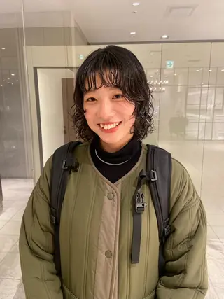 ショート パーマ 松村 澪里のヘアスタイル