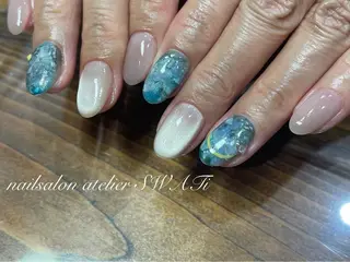 ネイル ヘアーサロン大野所属・nailsalon SWATiのネイルデザイン