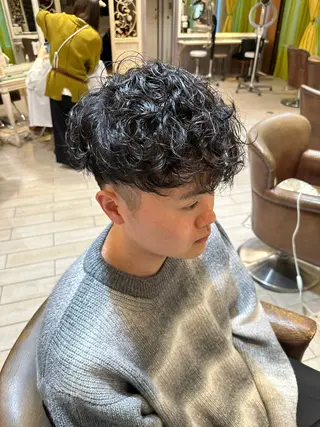 パーマ メンズ メンズパーマ特化🔥 ツイスパ/シャドウのヘアスタイル