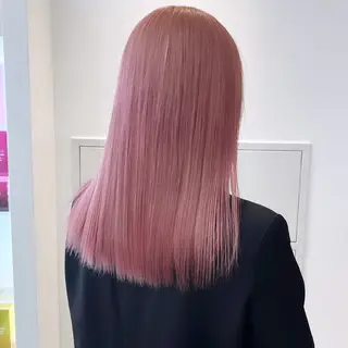 ミディアム カラー 🍒暖色✖️レイヤー ／Haruna🍒のヘアスタイル