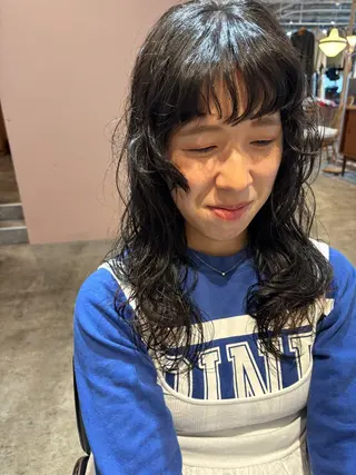 ロング パーマ Hayashi Shioriのヘアスタイル