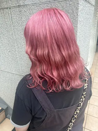 ミディアム カラー 💗💗韓国レイヤー yu-ki💗💗のヘアスタイル