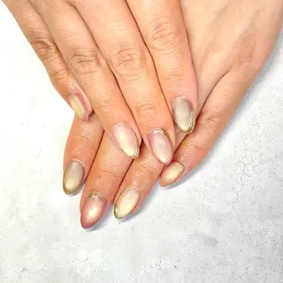 ミディアム え まのネイルデザイン