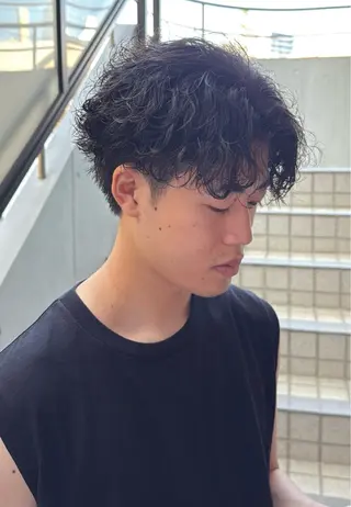 ショート パーマ gallica表参道 副店長/佐藤翼のヘアスタイル