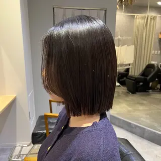 ミディアム 🫧三浦 未流/ ボブ/イヤリングのヘアスタイル