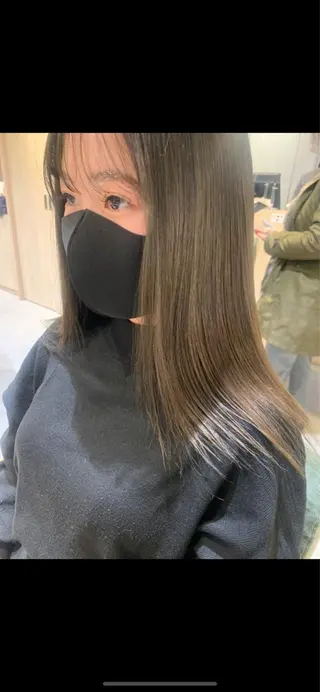 カラー AO所属・RISAKO 艶髪モテヘア🎀府中のヘアスタイル