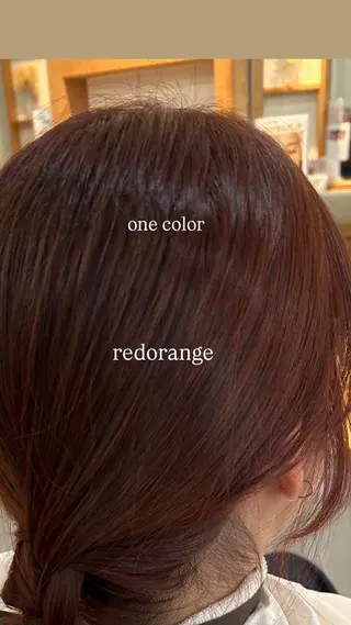 カラー 岡崎/暖色カラー/ デザイン/さらのヘアスタイル