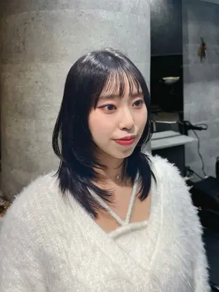 ミディアム カラー 🌈【透明感・韓国 ヘア】YUYA🌈のヘアスタイル