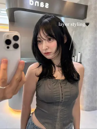 ロング こころ / sandのヘアスタイル