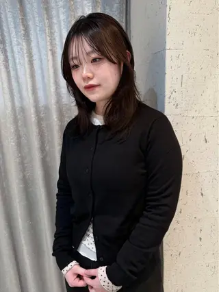 ミディアム カラー mai / linoah˚✧のヘアスタイル