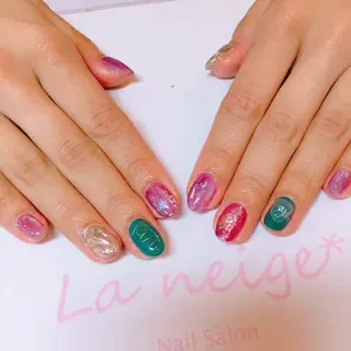 ネイル La neige* yuki 🥯🍑のネイルデザイン