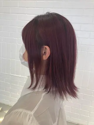 ミディアム MiRI💜地毛級 エクステ✖似合わせ技のヘアスタイル