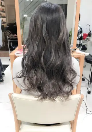 ロング カラー Days 透明感カラーのヘアスタイル