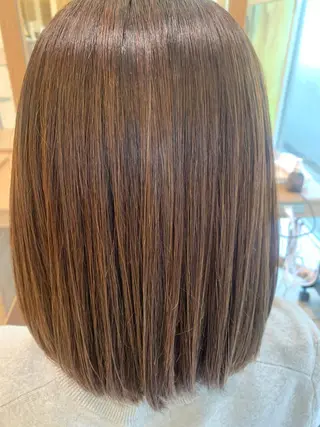 ミディアム 山田 悠朱里のヘアスタイル