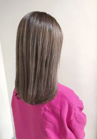 ロング カラー ケアブリーチ /髪質 改善/古橋圭史郎のヘアスタイル
