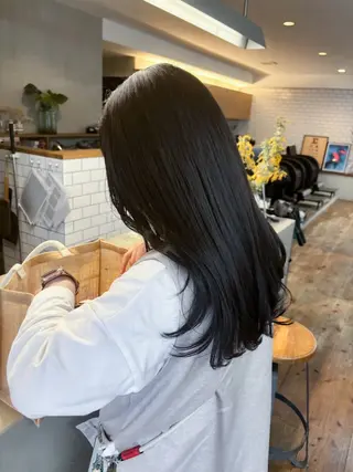 ロング COMILE 🌼 SUZUKAのヘアスタイル