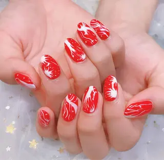 カラー ネイル Q Free nailsのネイルデザイン