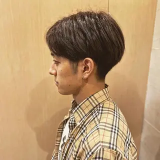 ショート パーマ メンズ バーバーショップ丸の内所属・💈メンズ専門💈 冨野凌平のヘアスタイル