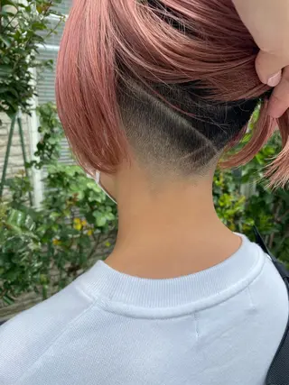 ショート 永沼 真依のヘアスタイル