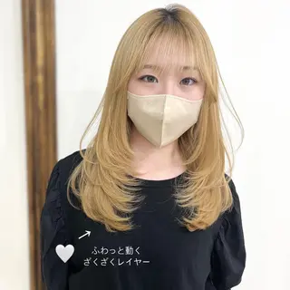 ミディアム Lufeli所属・🫧いとうりお🫧 ショート/レイヤーのヘアスタイル