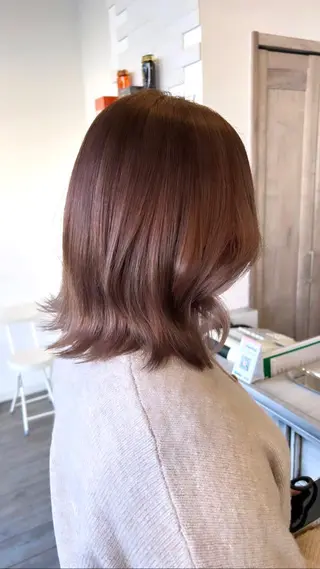 ショート 🎀暖色/ ピンク🎀seinaのヘアスタイル