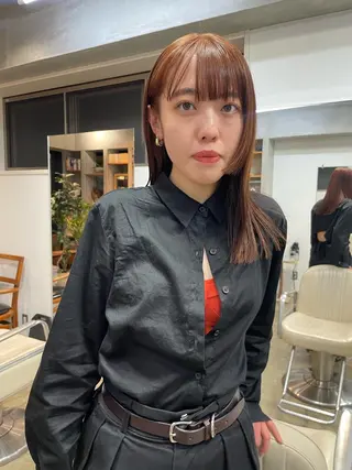 ミディアム カラー gugu siika所属・🫧透明感ナチュラル /natsuのヘアスタイル